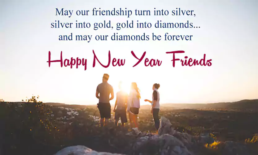 happy new year friend images