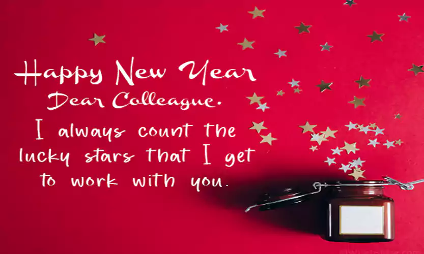 new year greetings to colleagues