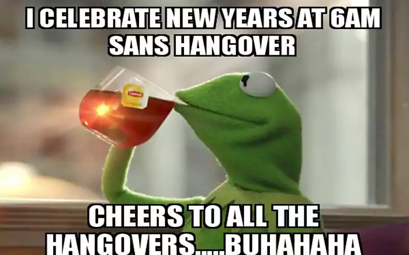new years hangover meme