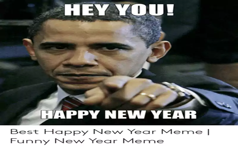 stepping into new year meme