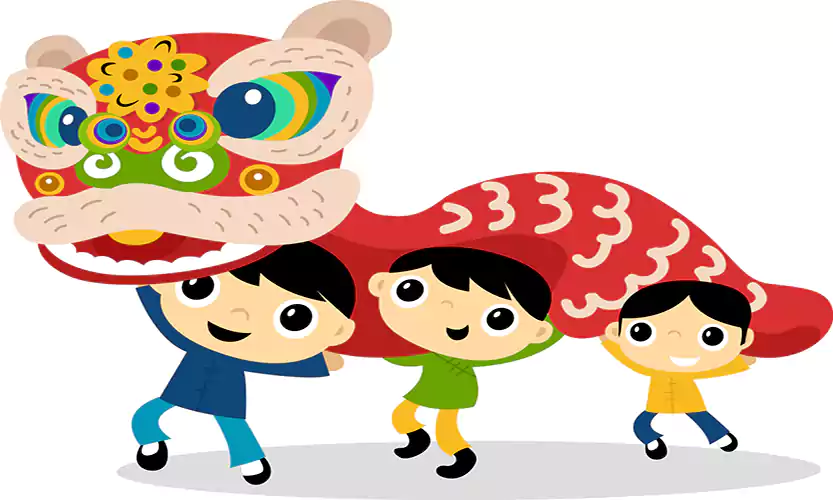 chinese new year cartoon background
