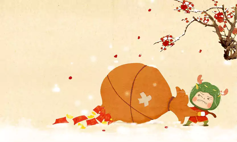 chinese new year cartoon background