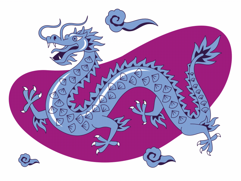 chinese new year dragon gif