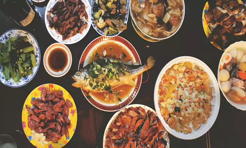 chinese new year food images