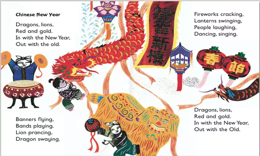 chinese new year poem for kindergarten