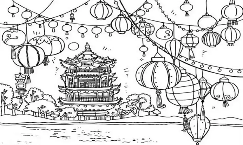 chinese new year printable coloring pages
