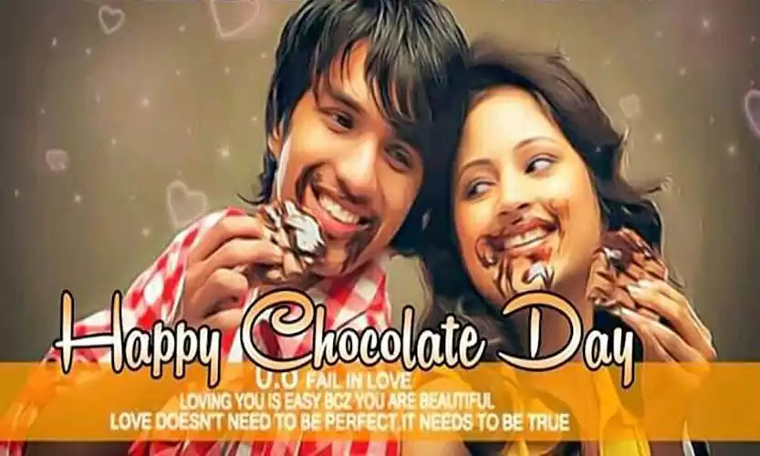 chocolate day couple images