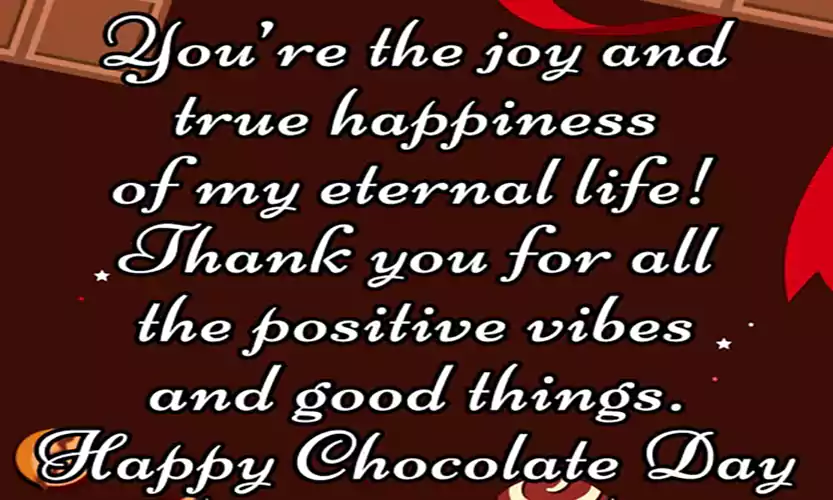 chocolate day message for husband
