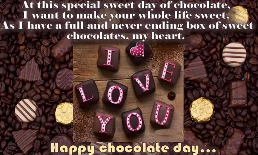 chocolate day quotes for boyfriend
