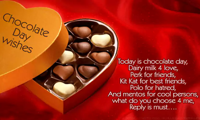chocolate day wishes for boyfriend