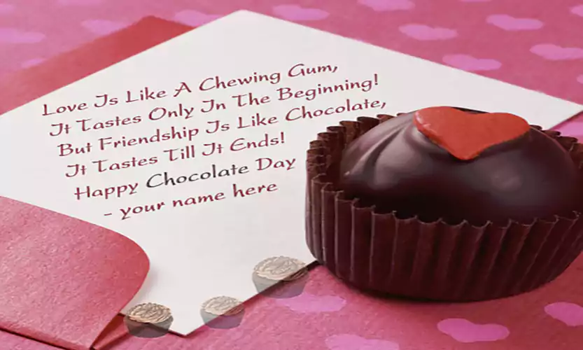 chocolate day wishes for friend