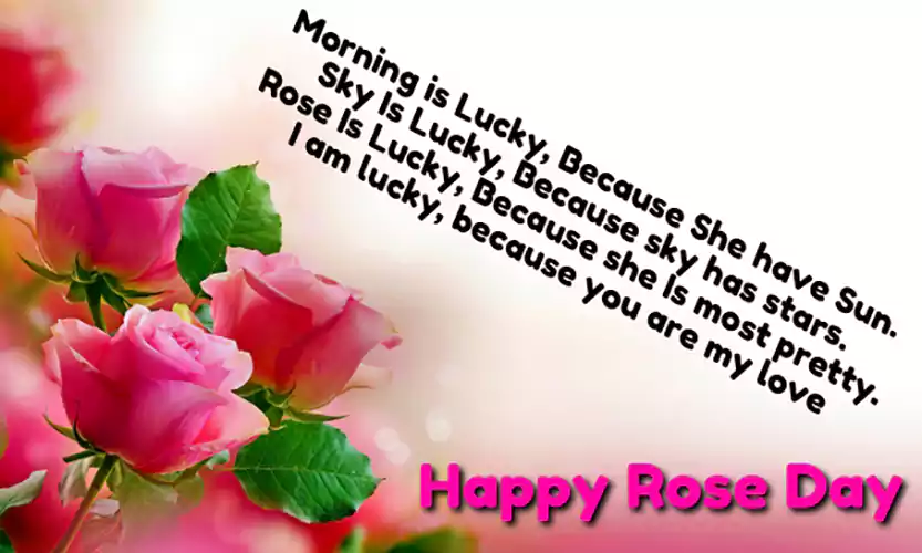 happy rose day poem for her
