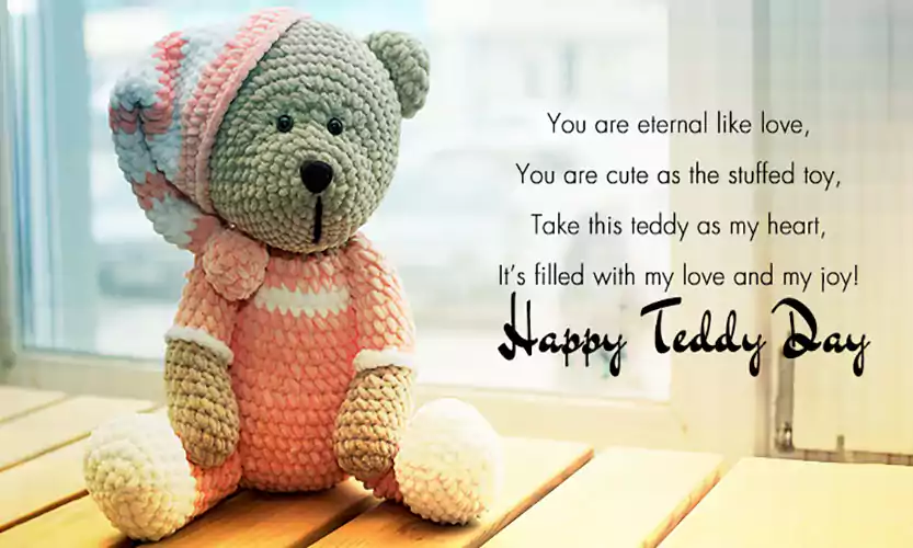 happy teddy day message for girlfriend
