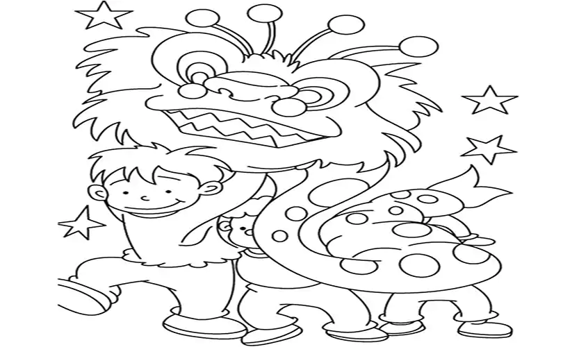 preschool chinese new year coloring pages