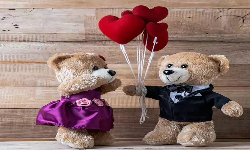 romantic teddy day images