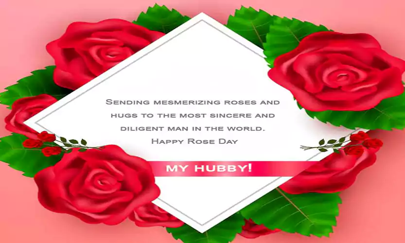 rose day message for husband
