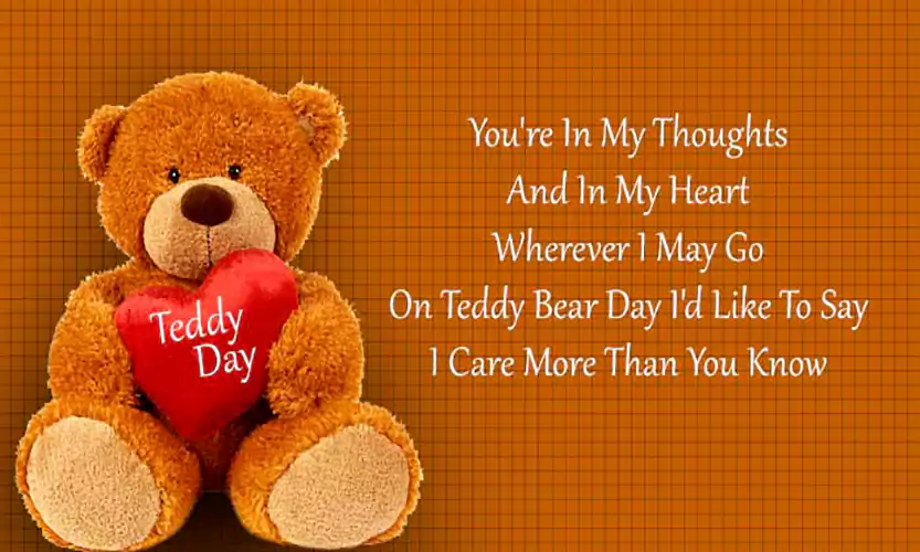 teddy day quotes for girlfriendwife