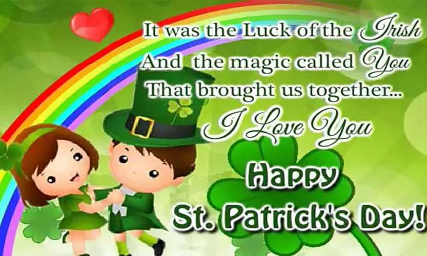 Happy St Patricks Day My Love Image
