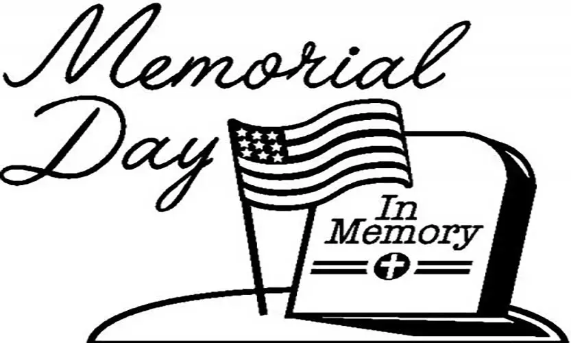 memorial day images black and white