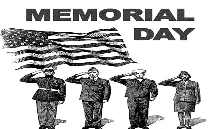 memorial day images black and white