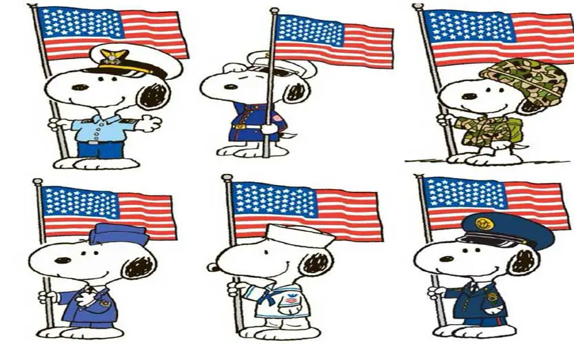 snoopy memorial day images