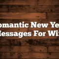 Romantic New Year Messages For Wife