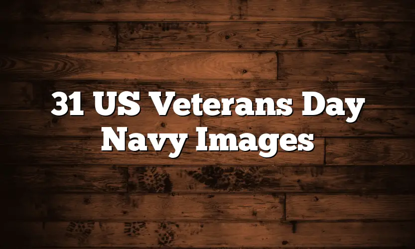 31 US Veterans Day Navy Images