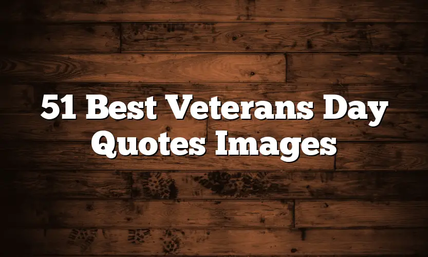 51 Best Veterans Day Quotes Images